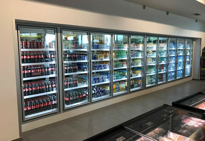 chambre froide avec libre-service - walk-in cooler