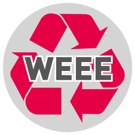 logo recyclage DEEE WEEE, produits industriels