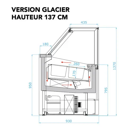 vitrine service arrière genevrier